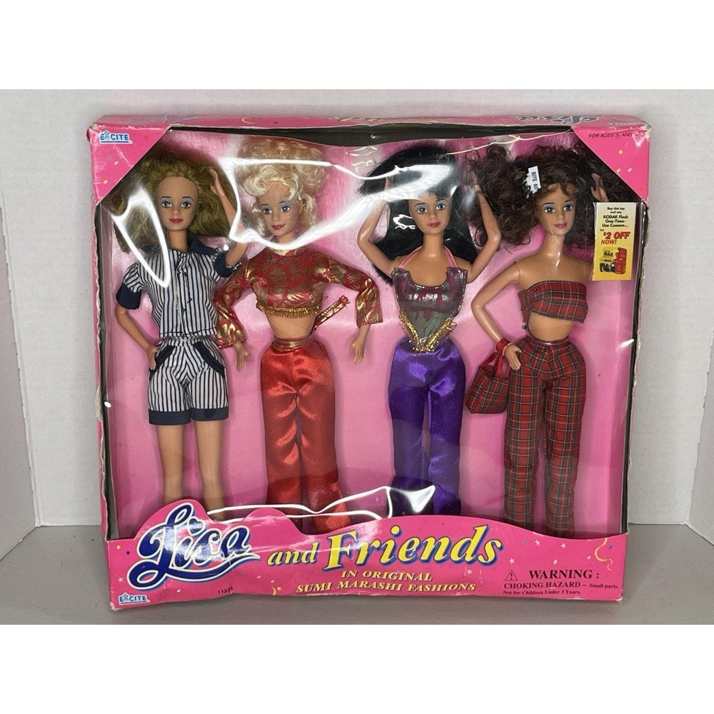 Lisa & Friends Vintage 2001 Barbie Like Dolls  12" Size Sumi Marashi Design